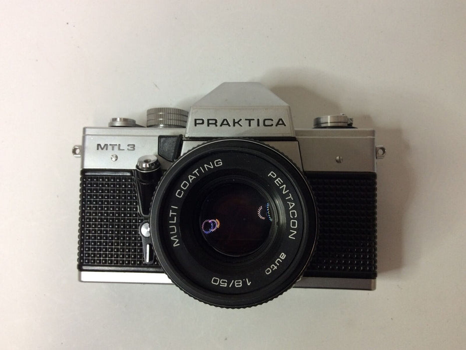 Praktica MTL3 35mm Film SLR w/Pentacon Auto 50mm f1.8 MC