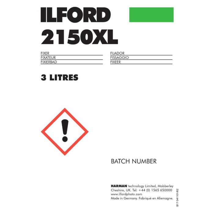 Ilford 2150XL Developer + Fixer Kit 2x 3 litres