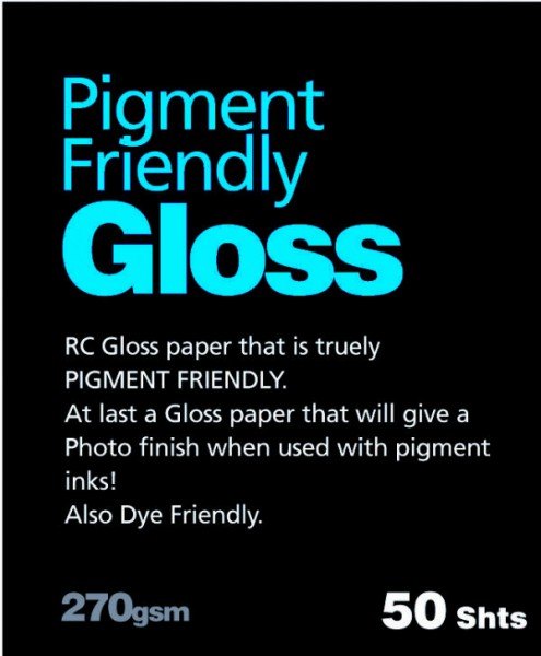 Fotospeed Pigment Friendly Gloss 270 A4, Pack of 50