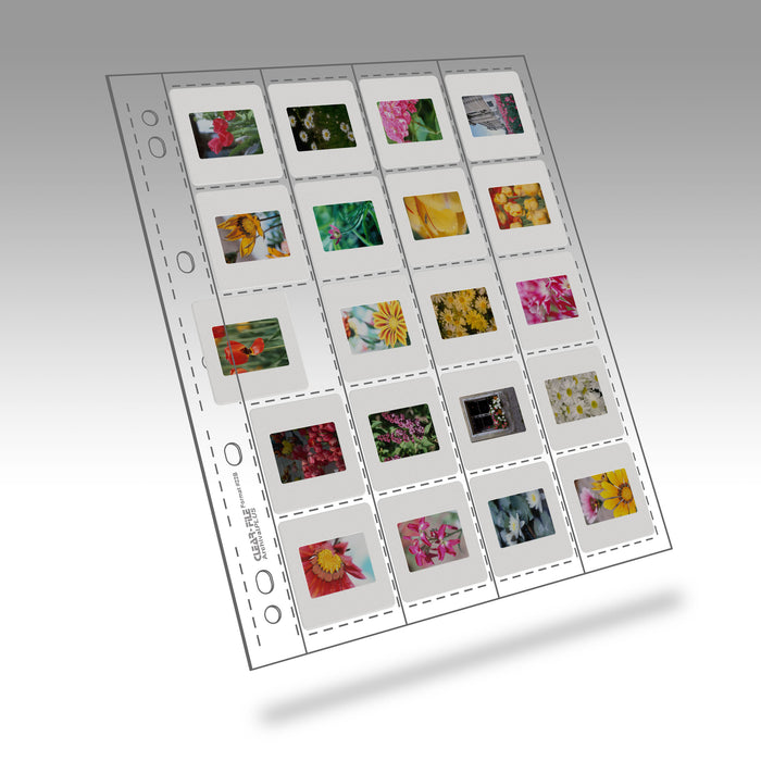 Clearfile 22B Slide Pages 35mm Archival Plus Pack of 25
