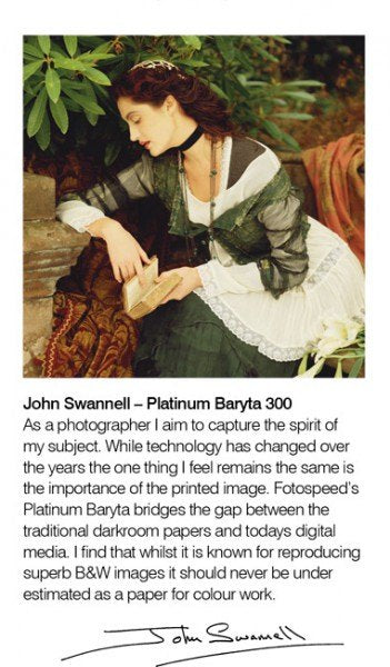 Fotospeed Platinum Baryta 300 A3, Pack of 25