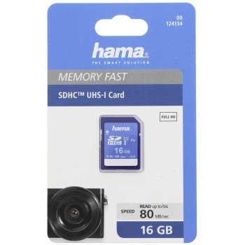 Hama 16GB SDHC Memory Card, UHS-1, class 10 (300x)