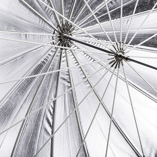 Interfit UP3SI Parabolic Silver Umbrella, 41 inch
