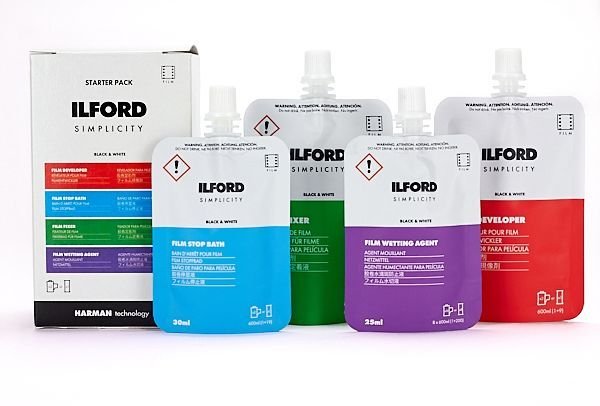 Ilford Simplicity Film Developing Chemical Kit