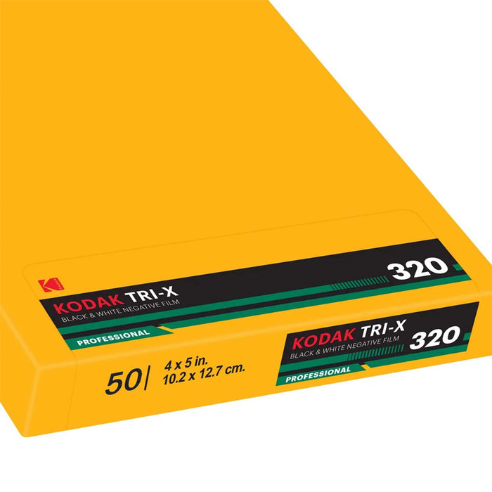 Kodak Eastman Professional Tri-X 320 - 4 x 5in 50 Sheets