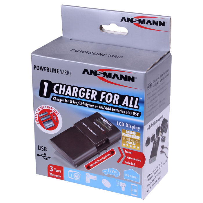Ansmann Powerline Vario Battery Charger