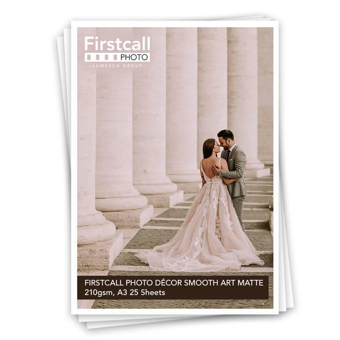 Firstcall Photo Décor Smooth Art Matte 210gsm A3 25 Sheets