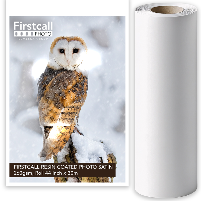 Firstcall Resin Coated Photo Satin 260gsm Roll 44in x 30m