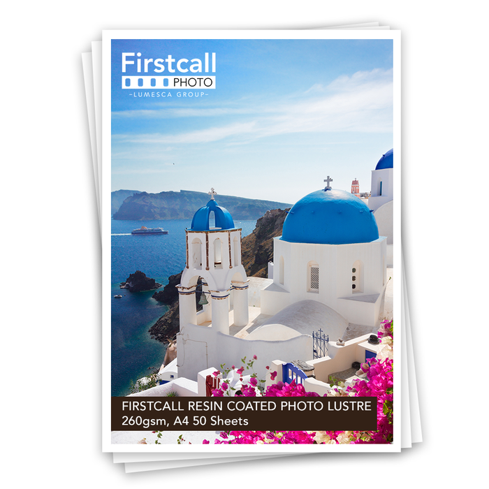 Firstcall Resin Coated Photo Lustre 260gsm A4 50 Sheets