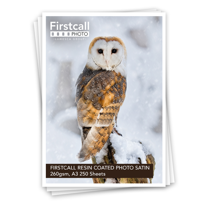 Firstcall Resin Coated Photo Satin 260gsm A3 250 Sheets