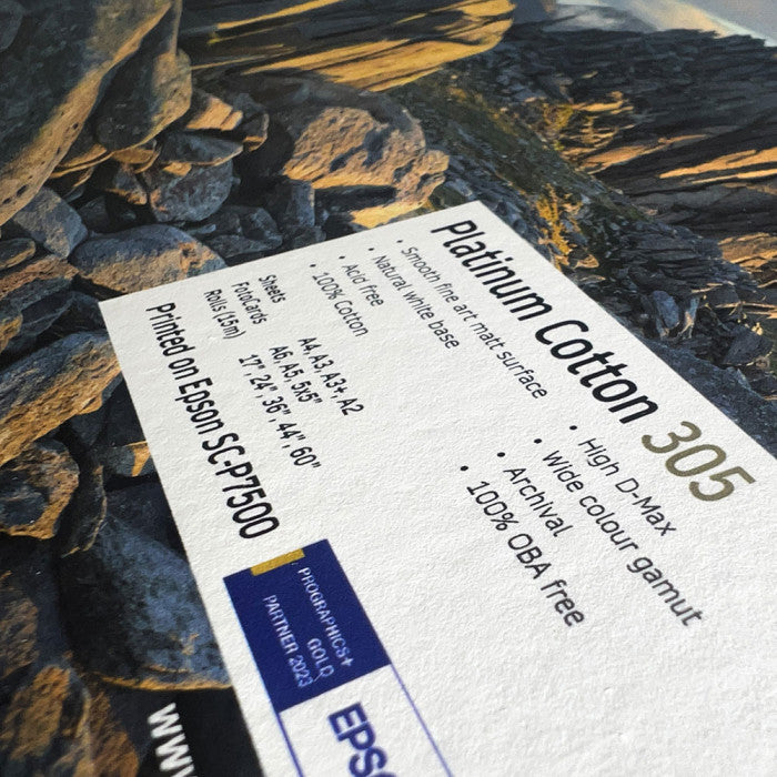 Fotospeed Fine Art Smooth Test Pack A4