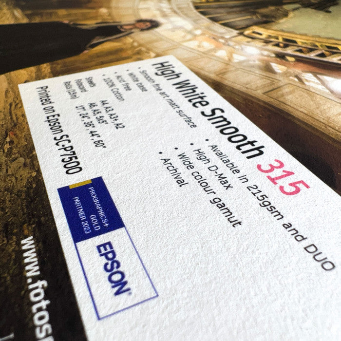 Fotospeed Fine Art Smooth Test Pack A4
