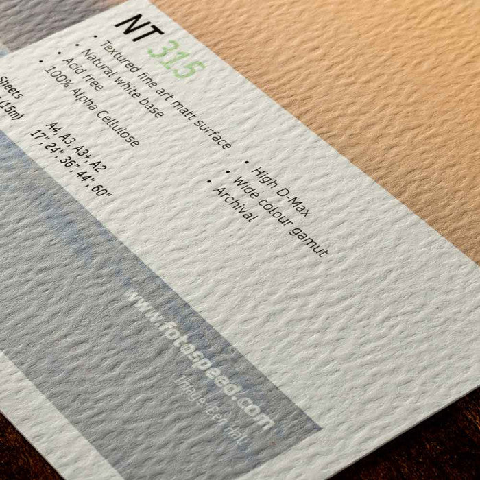 Fotospeed Fine Art Matt Textured Test Pack A4