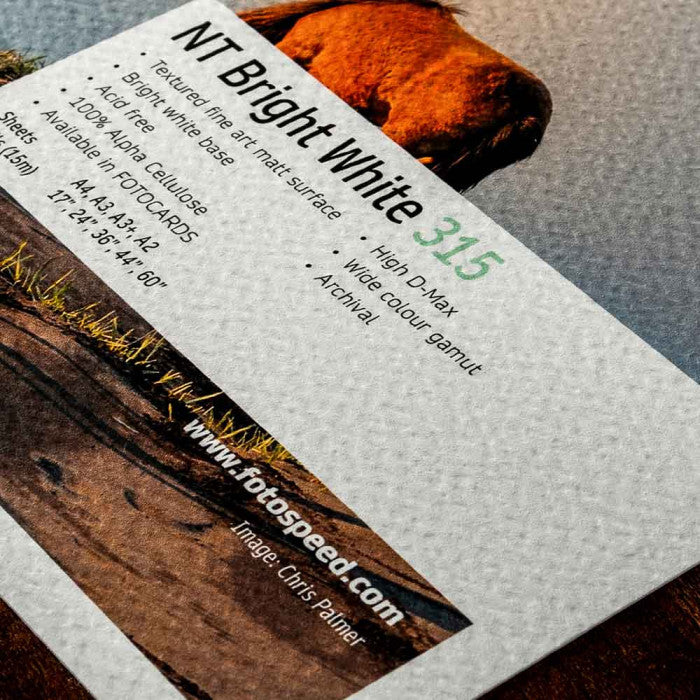 Fotospeed Fine Art Matt Textured Test Pack A4
