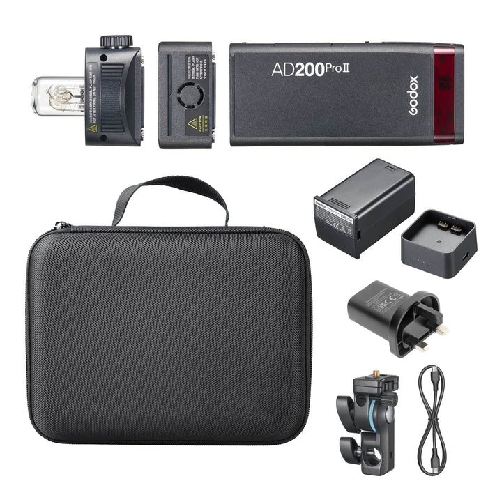 Godox AD200 Pro II TTL Portable Pocket Flash Head