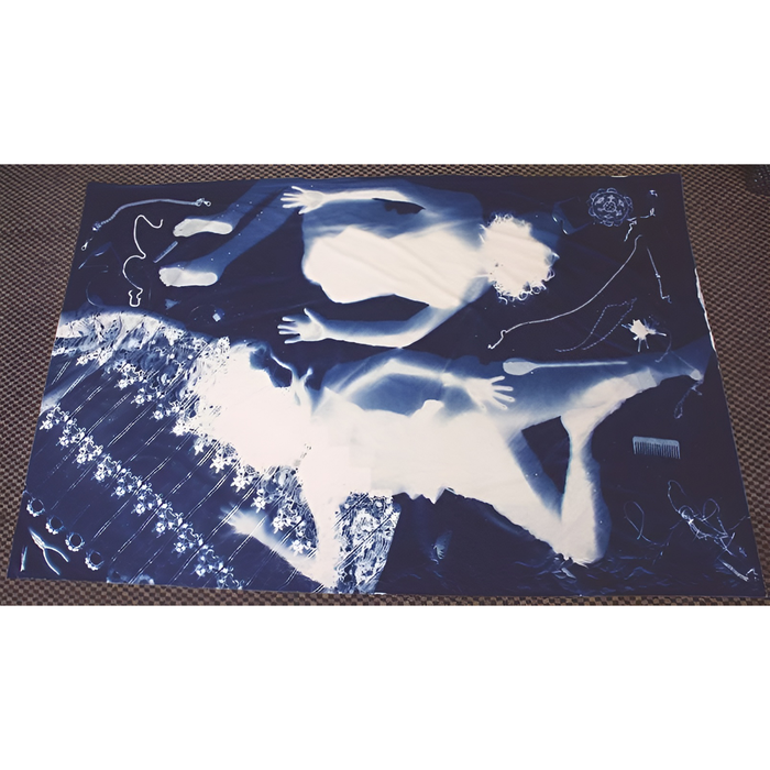 Jacquard Cyanotype Pretreated Mural Fabric