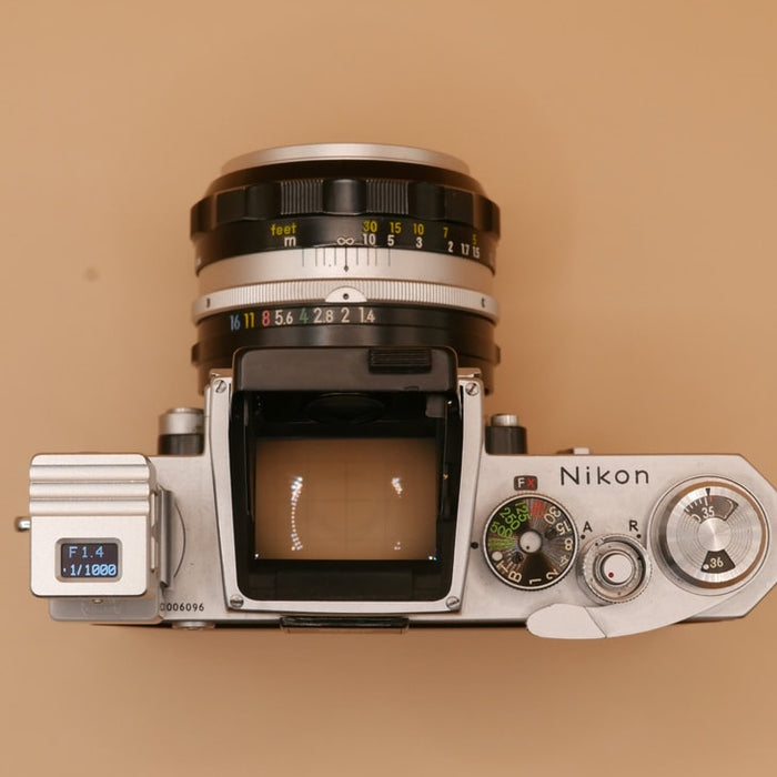 Keks KMQ Compact Light Meter For Film Cameras Top Display (Chrome)