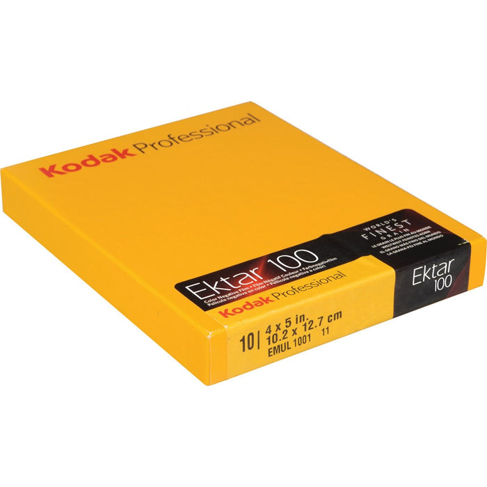 Kodak Ektar 100 4 x 5, ISO 100, Pack of 10 sheets