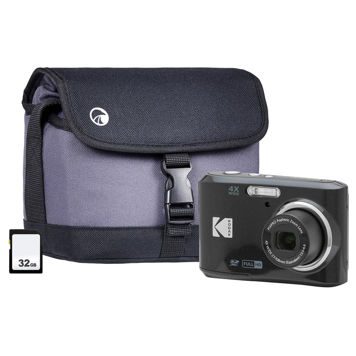 Kodak PIXPRO FZ45 16MP Compact Camera Kit with Shoulder Bag and 32GB SD Card