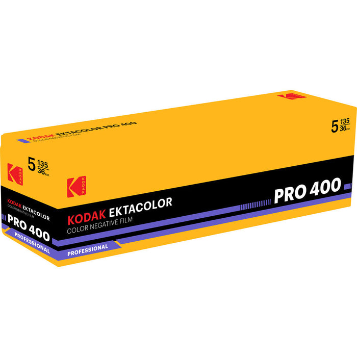 Kodak Ektacolor Pro 400 - 35mm 36Exp Pack of 5