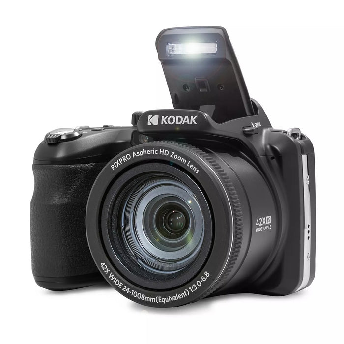 Kodak PIXPRO AZ425 Astro 20MP 42x Zoom Bridge Camera Black with 32GB SD Card & Case