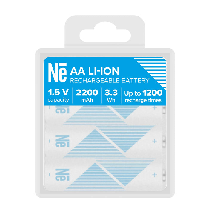 Newell Four Channel Charger with 4x Rechargeable Li-Ion AA 2200mAh
