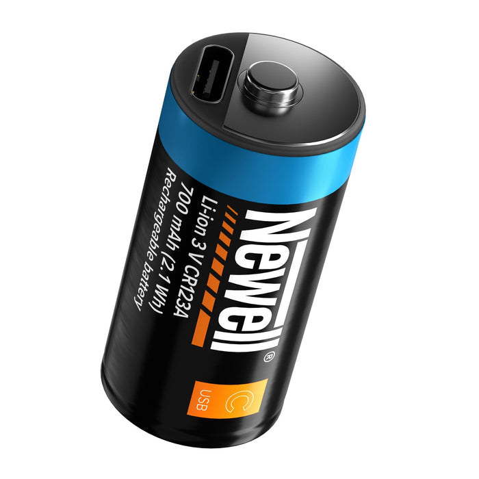 Newell USB-C CR123A Recheargable Battery - 700 mAh