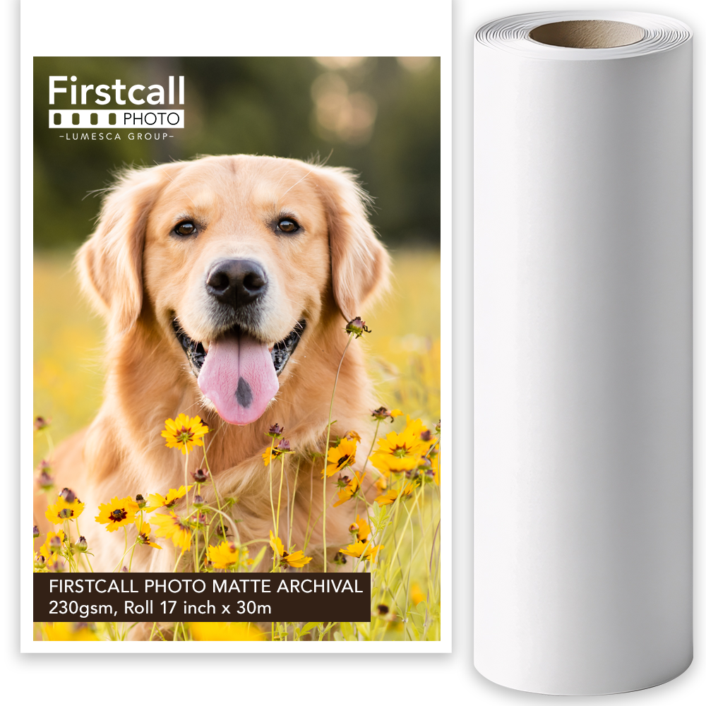 Firstcall Photo Matte Archival (Olmec) Roll 17in x 30m — Firstcall ...