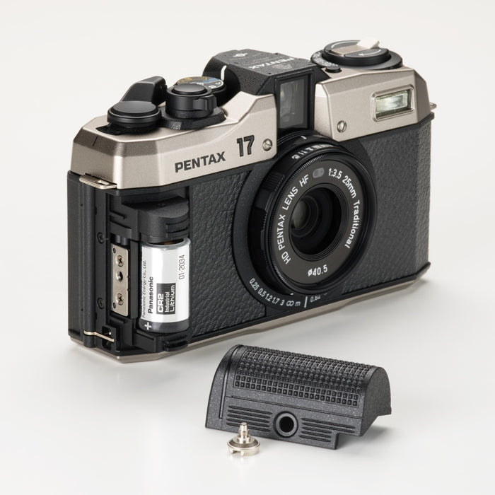 Pentax 17 Film Camera Dark Silver Kit