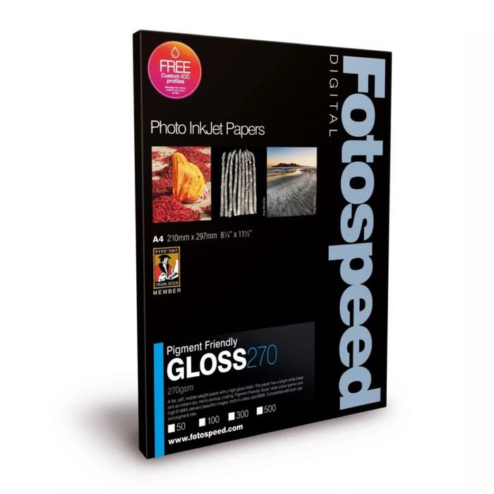 Fotospeed Pigment Friendly, Glossy, A4, Pack of 500