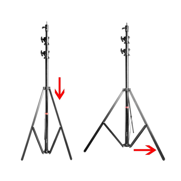 Pixapro 300cm Air Cushioned Light Stand Retractable Leg