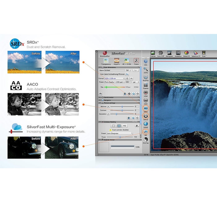 Plustek OpticFilm 8100 Film Scanner