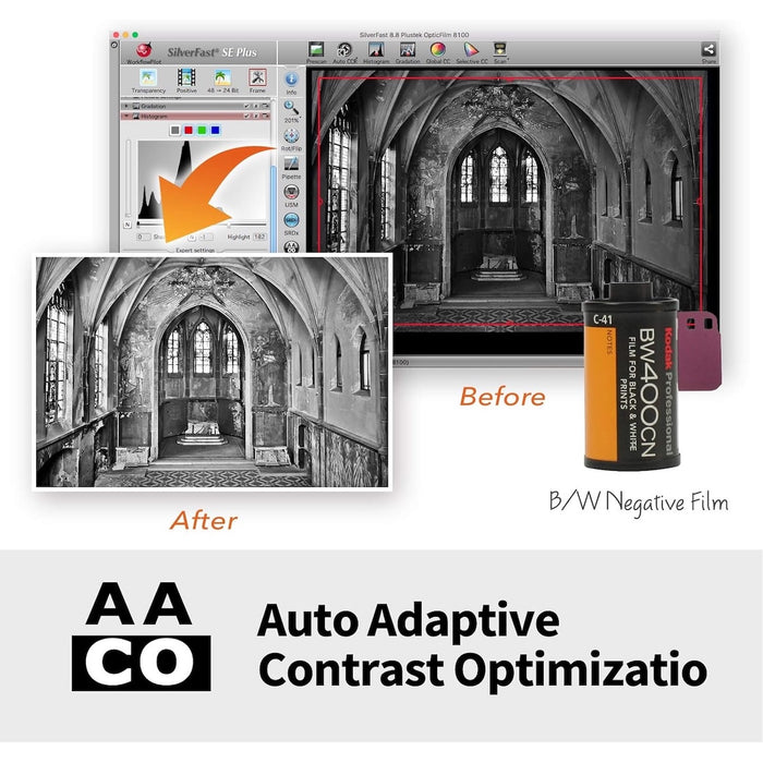 Plustek OpticFilm 8100 Film Scanner