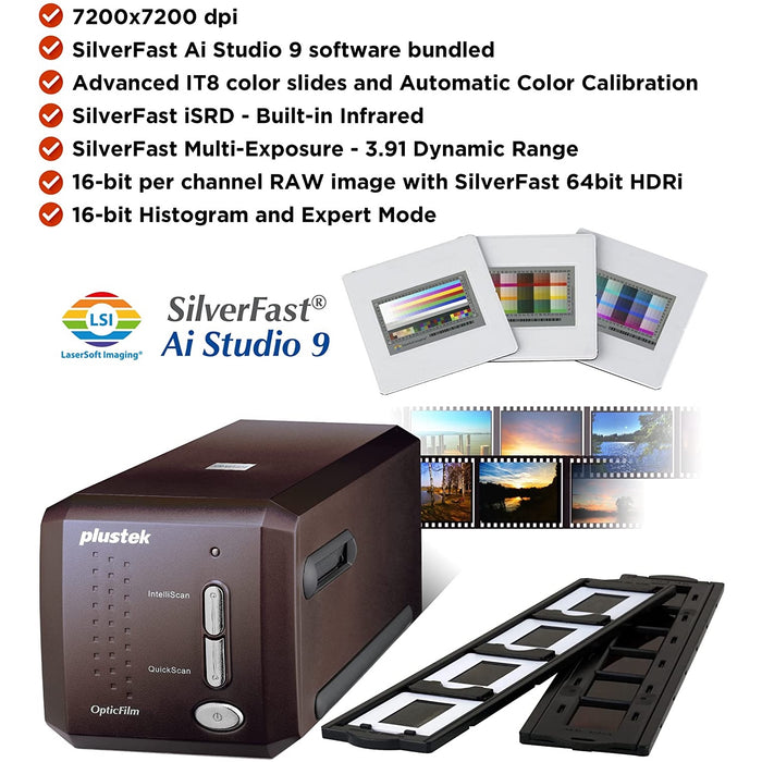 Plustek OpticFilm 8300i Ai Film Scanner