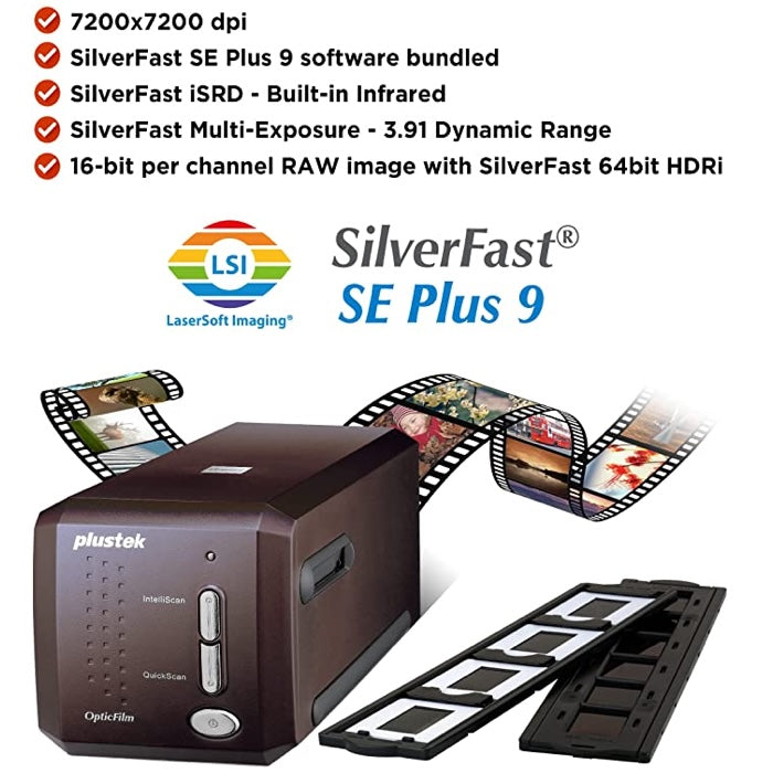 Plustek OpticFilm 8300i SE Film Scanner