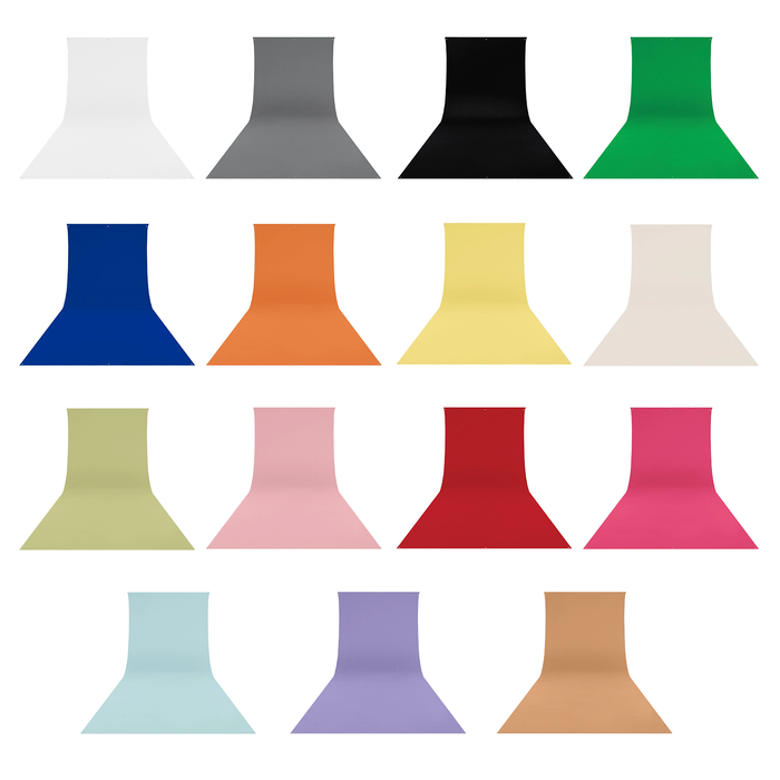 Westcott Wrinkle-Resistant Backdrop 9 x 20ft (Select Colour)
