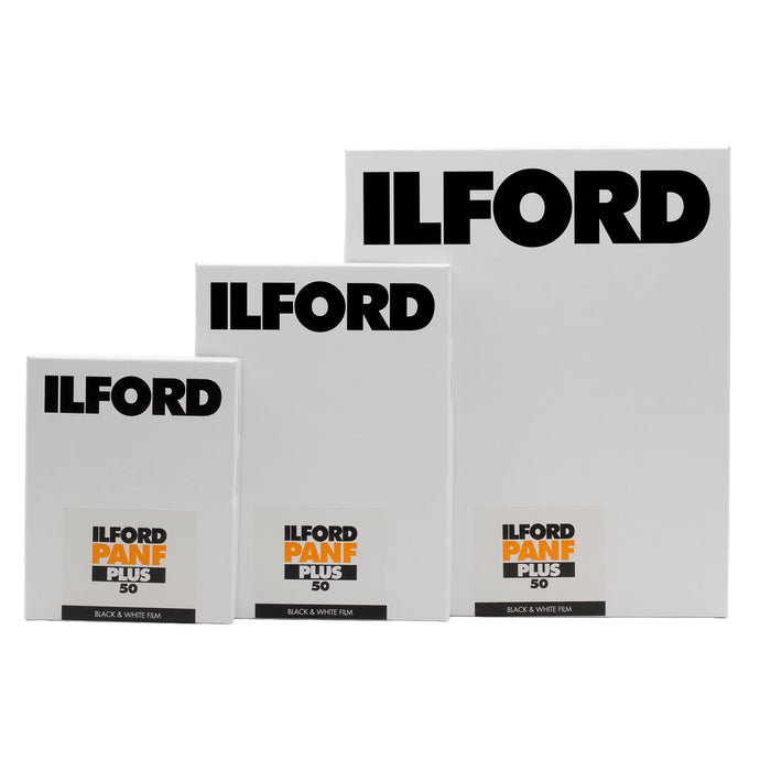 Ilford Pan F Plus 50 - 5 x 7in 25 Sheets