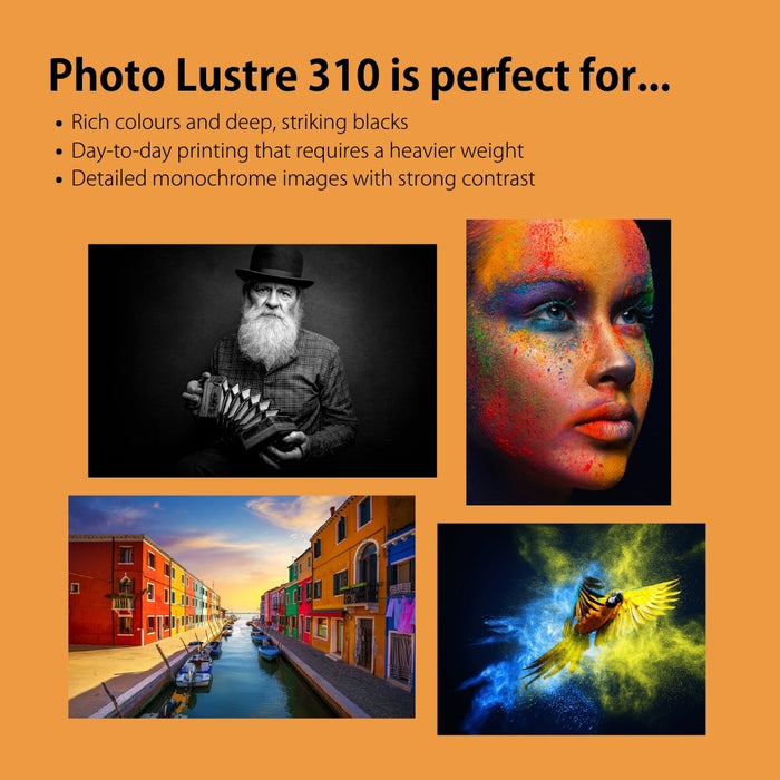 Permajet Photo Lustre 310gsm 7 x 5in 100 Sheets