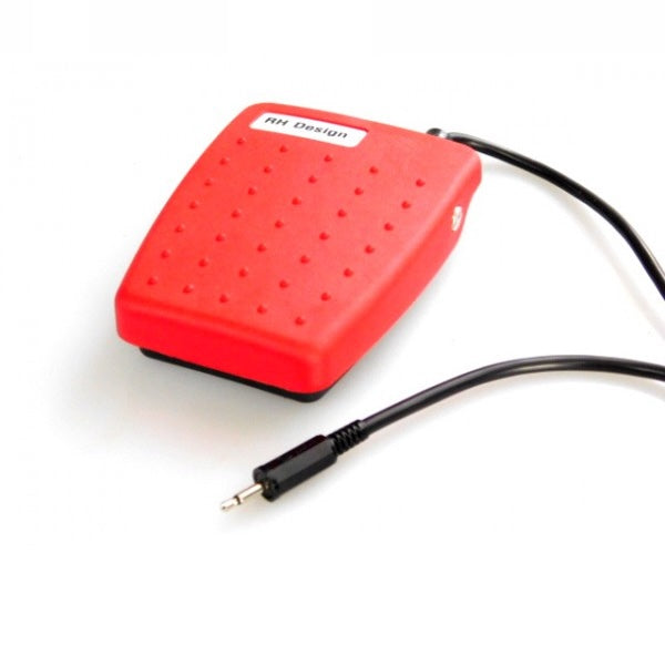 RH Designs Foot switch Deluxe Red, with 2m (6.5 feet) cable