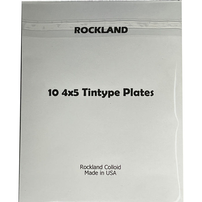 Rockland Tintype Replacement Plates - 4 x 5 inch, Pack of 10