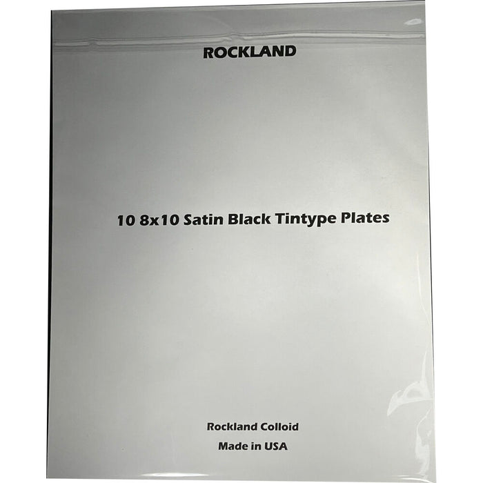 Rockland Tintype Replacement Plates - 8 x 10in Pack of 10