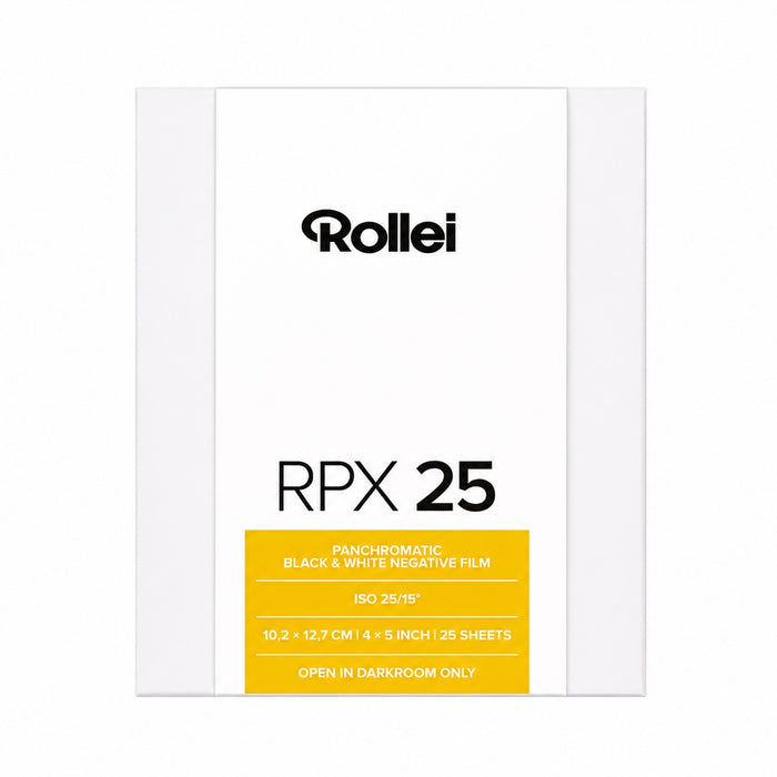 Rollei RPX 25 - 4 x 5in 25 Sheets