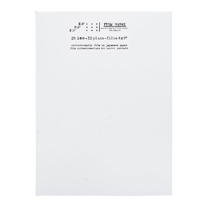 Washi 4 x 5, W, ISO 25, 12 sheets