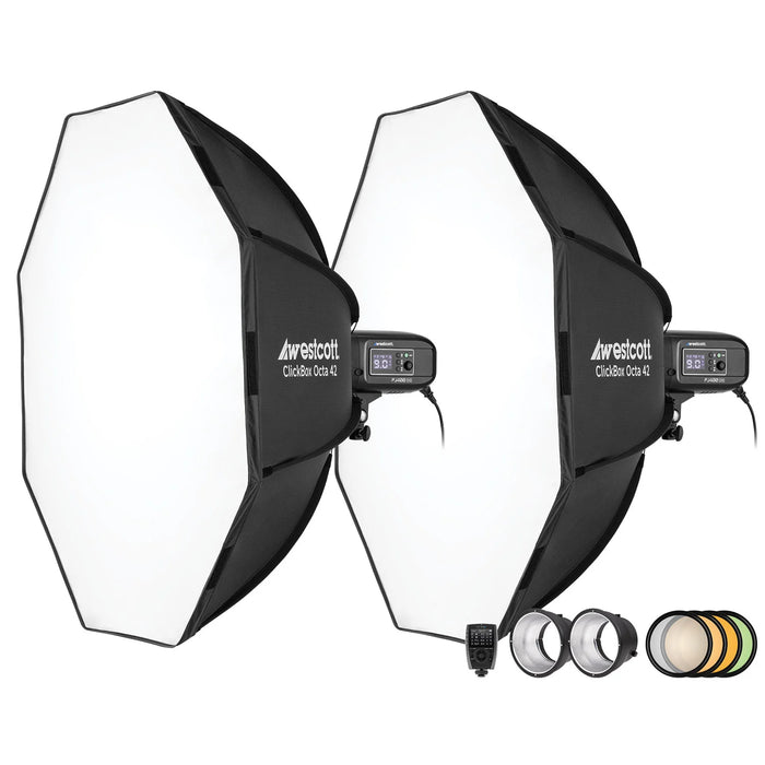 Westcott FJ400-SE 2-Light Studio Strobe Kit with FJ-X3 M Universal Wireless Trigger