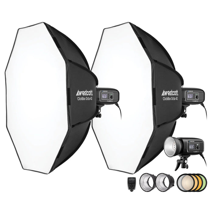 Westcott FJ400-SE 3-Light Studio Strobe Kit with FJ-X3 S Sony Wireless Trigger