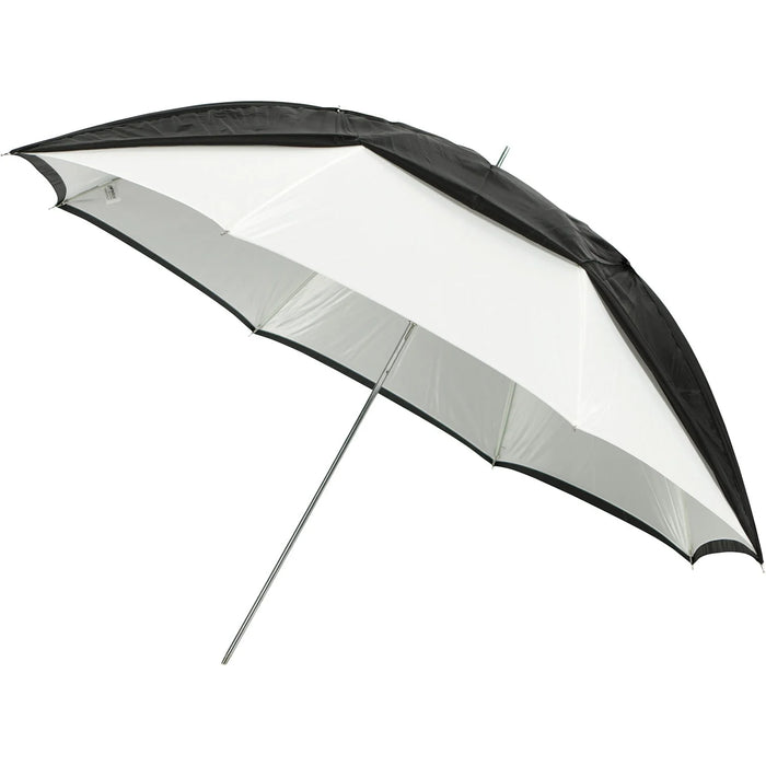 Westcott Convertible Umbrella Optical White Satin with Removable Black Cover 114cm (45")