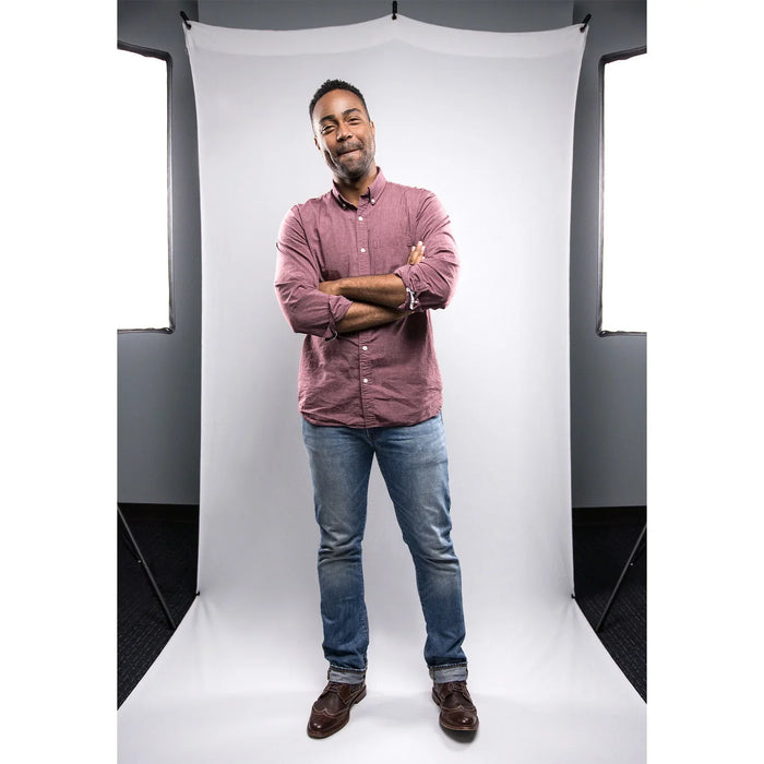 Westcott X-Drop Wrinkle-Resistant Sweep Backdrop 5 x 12ft (Select Colour)