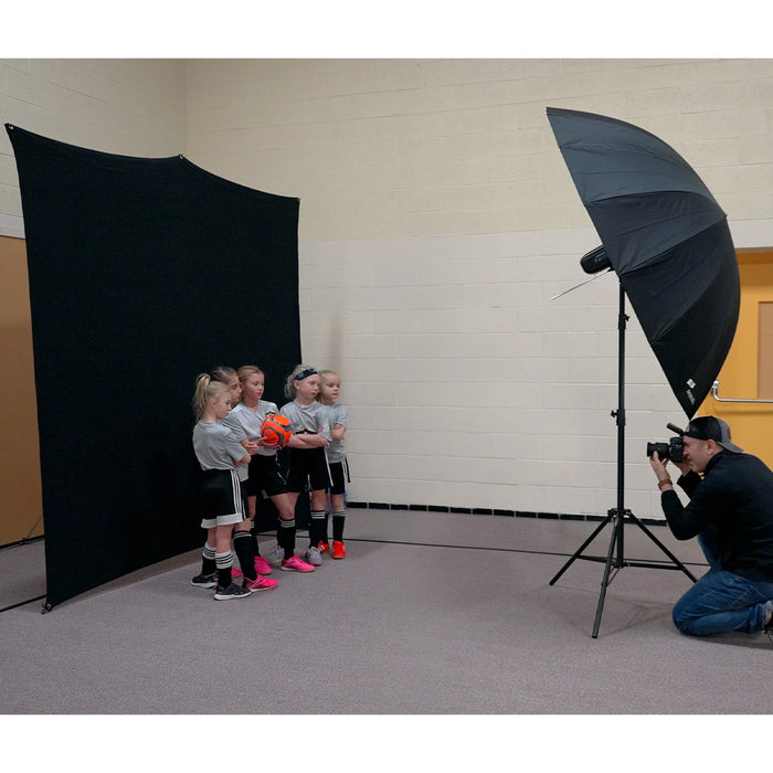 Westcott X-Drop Wrinkle-Resistant Backdrop 8' x 8' (Select Colour)