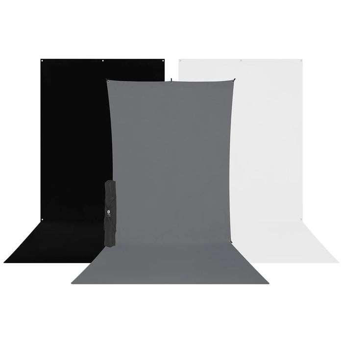 Westcott X-Drop 3-Pack Sweep Backdrop Kit 5' x 12'