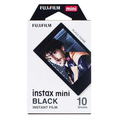 Fujiflm Instax Mini Film Black - 10 Sheets